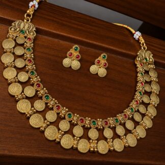 Traditional layered kashi necklace