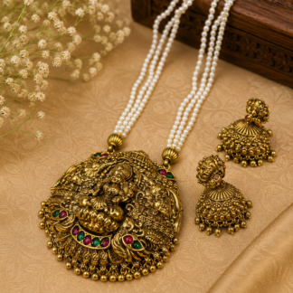 Lakshmi Vaibhav Pearl Haram Set