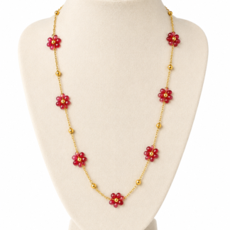 Simple floral necklace