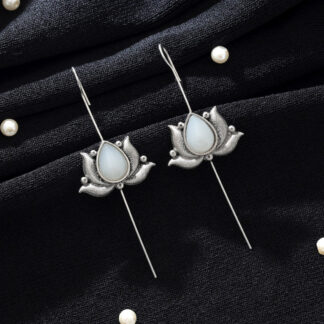Silver Color Oxidised Ear Cuff Classic Minimal Ethnic Jewelry Design