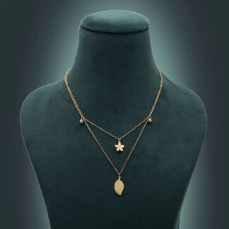 Gold Color Anti Tarnish Necklace with Trendy Everyday Fashion Appeal