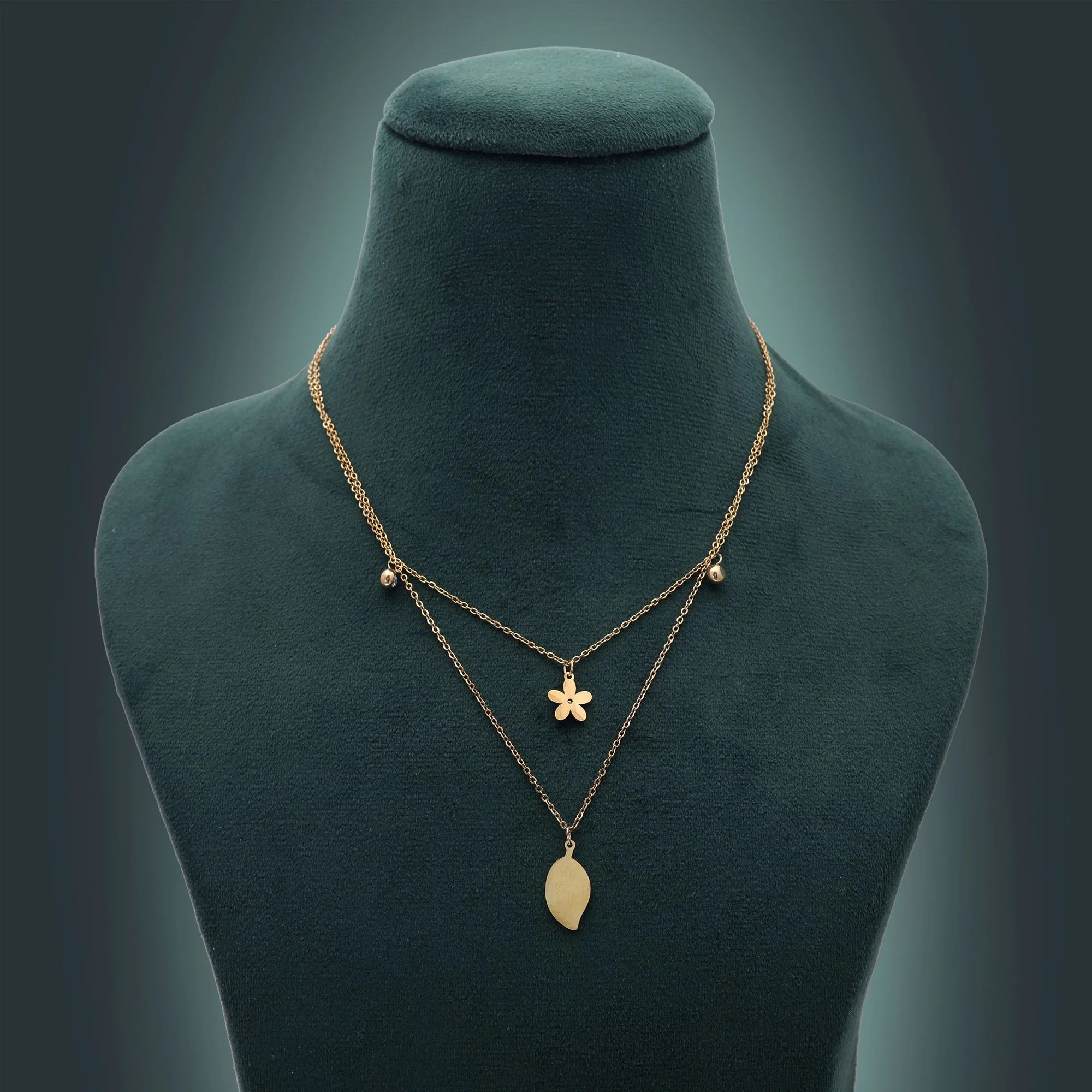 Gold Color Anti Tarnish Necklace with Trendy Everyday Fashion Appeal