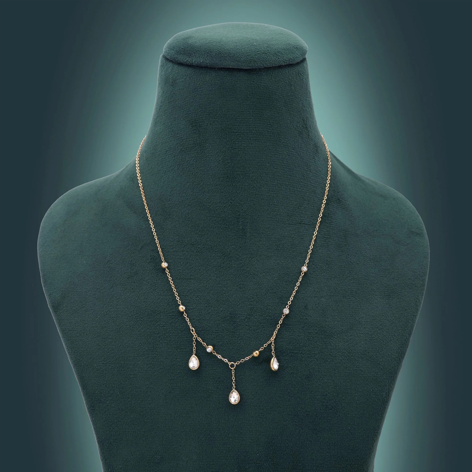 White Color Anti Tarnish Necklace with Elegant Everyday Wear Appeal - Image 2